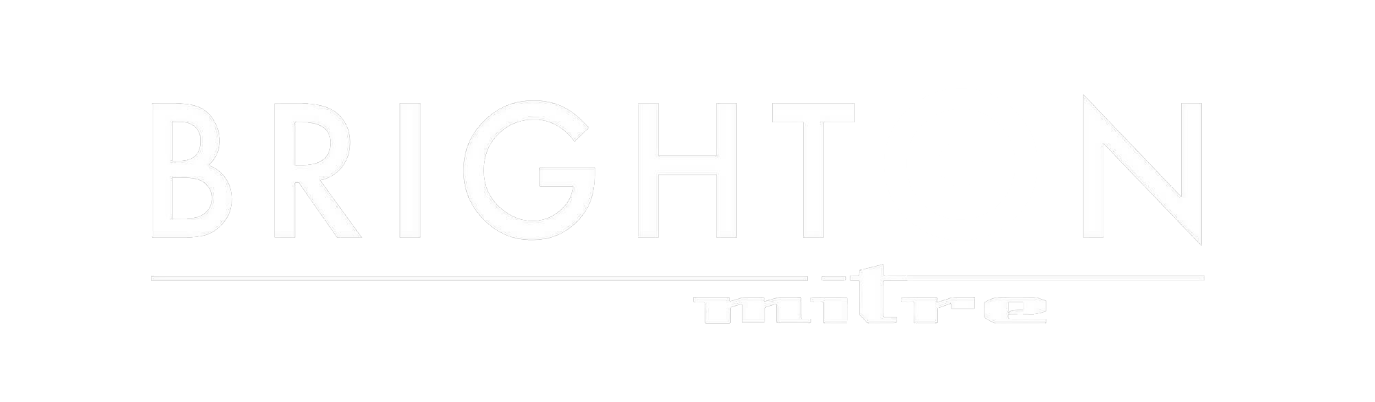 Brighton Mitre Logo White